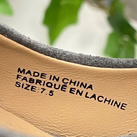 Anthropologie Bow-Tied Pumps Heels In Gray 7.5 - Picture 8 of 14